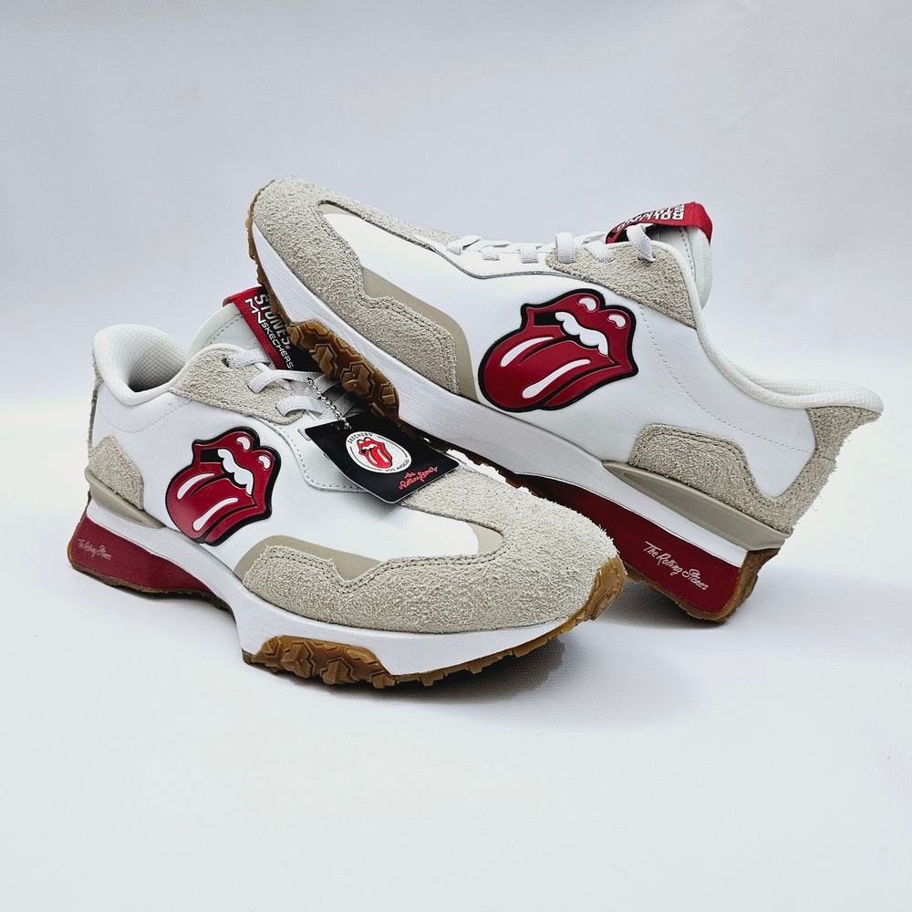 NEW Skechers Rolling Stones Sneakers Mens 10.5 Mark Nason Licks Rock Band